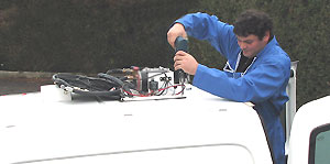 Air conditioning equipment fitted on a Citroen Berlingot