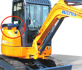 Air-conditioner for Hanix Excavator