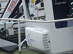 Air-conditioning for boat of cleaning