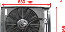 Dimensions Climatiseur � commande �lectrique Hy-Gloo